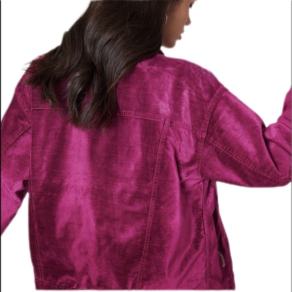 Free People Velvet Luxe Bomber Jacket - Picture 4 of 9